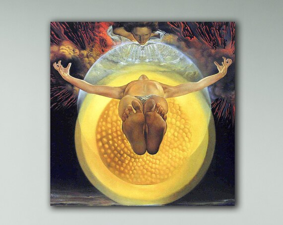 Salvador Dali Ascension of Christ 1958 Surrealist Religious Art Poster