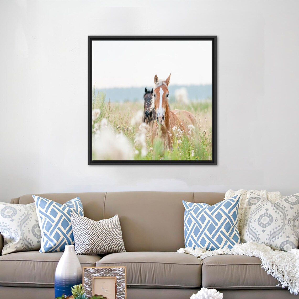 Boho Horse Artwork, Bedroom Decor Poster - Image 3