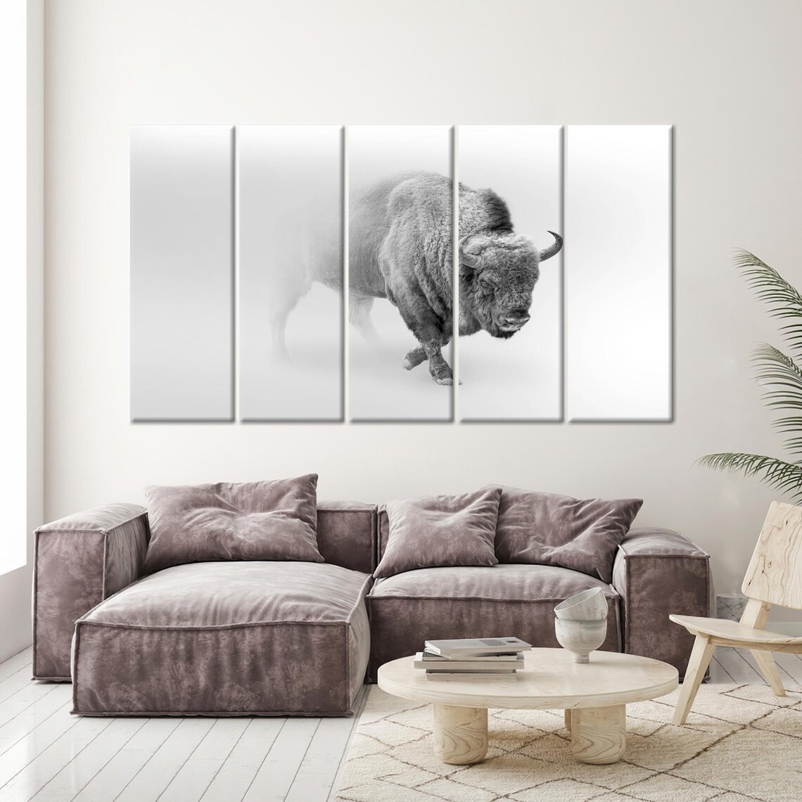 Buffalo Man Cave Wall Decoration, Wild Animal - Image 2