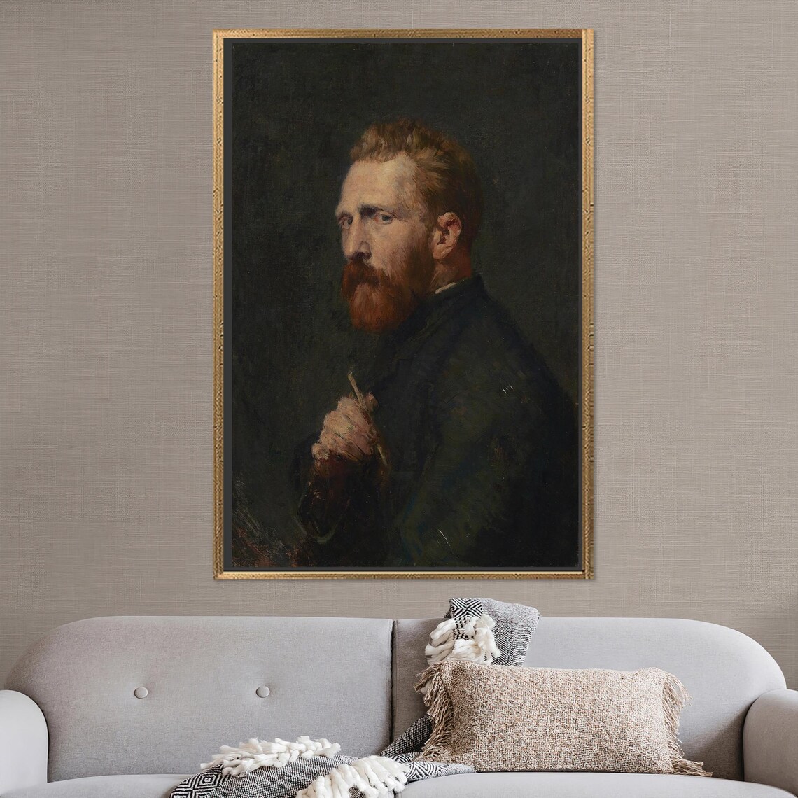 Van Gogh Self Portrait, Modern Art Print - Image 2