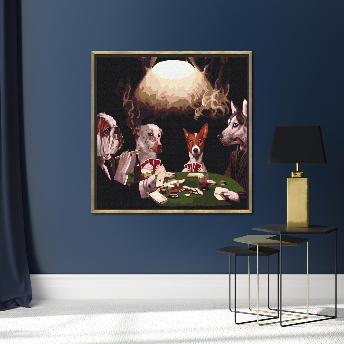 Dogs Playing Poker, Personalized Gift For Dad - Image 2