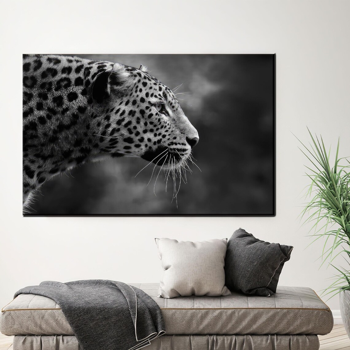 Leopard Wall Hanging, Personalized Teacher Gift