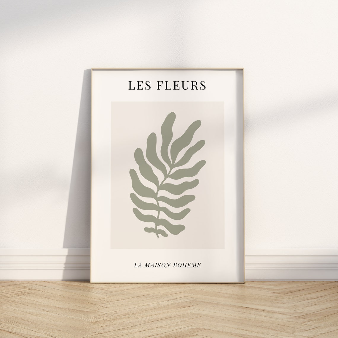 Les Fleurs La Maison Boheme Sage Botanical Boho Decor Poster