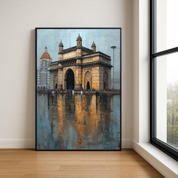 High Resolution Landmark Oil Painting