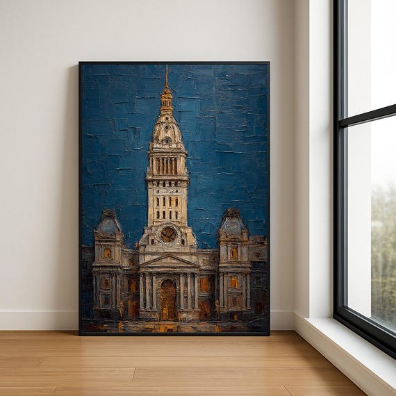 High Resolution Landmark Oil Painting