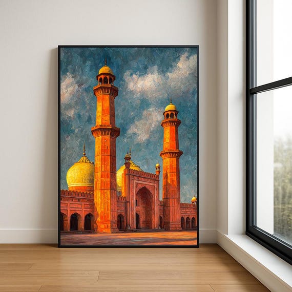 High Resolution Landmark Oil Painting