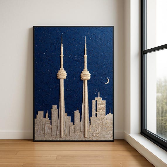 High Resolution Landmark Oil Painting