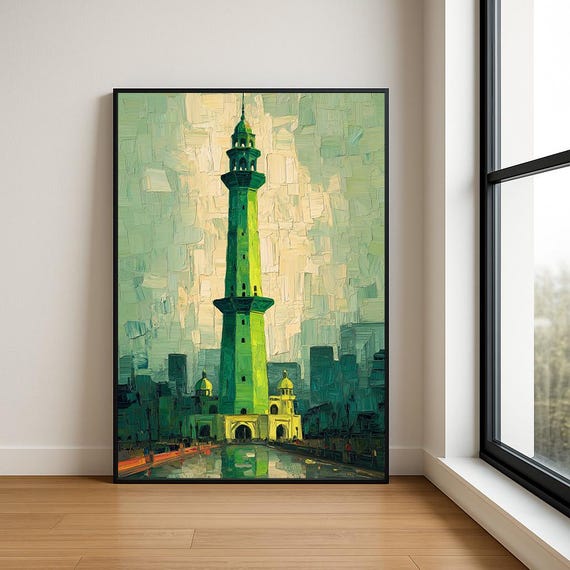 High Resolution Landmark Oil Painting
