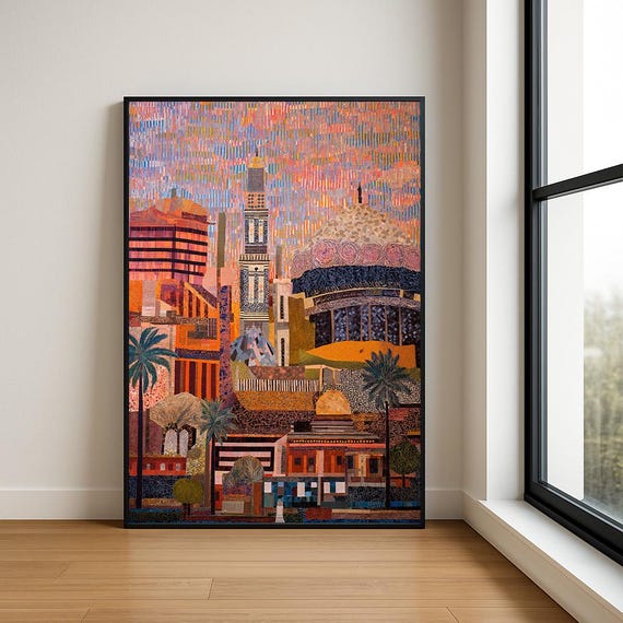 High Resolution Landmark Oil Painting