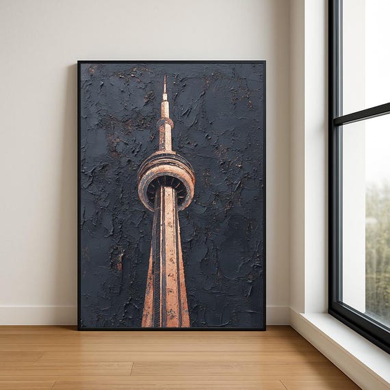 High Resolution Landmark Oil Painting