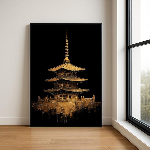 High Resolution Landmark Oil Painting