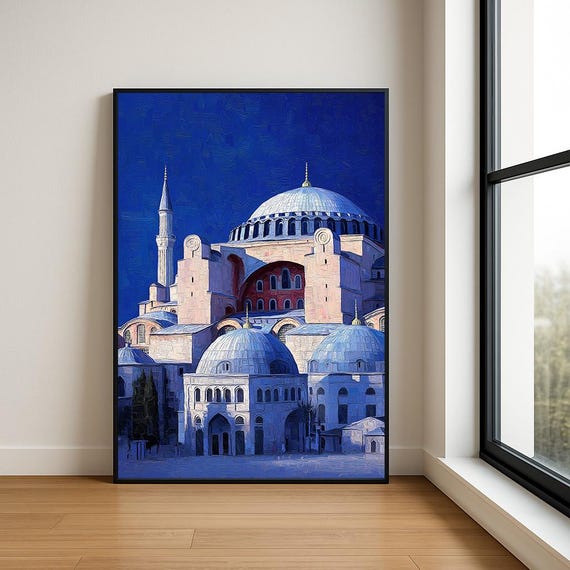High Resolution Landmark Oil Painting