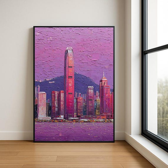 High Resolution Landmark Oil Painting