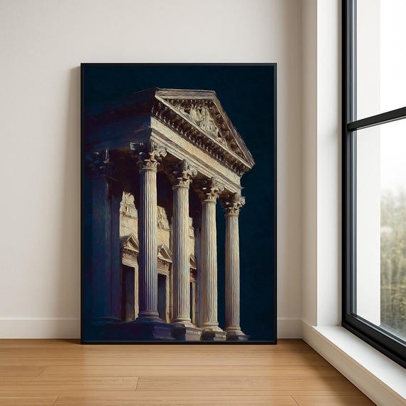 High Resolution Landmark Oil Painting