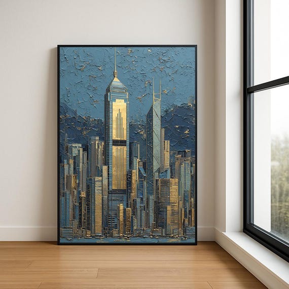 High Resolution Landmark Oil Painting