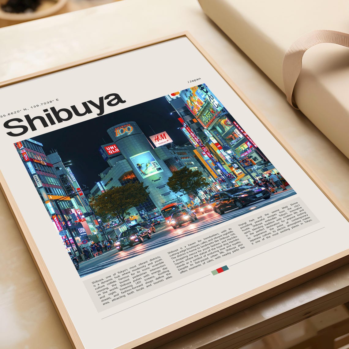 Shibuya Poster Shibuya Print Shibuya Wall Art Shibuya Gift Shibuya Travel Poster Shibuya Photo Tokyo Print Tokyo Poster Japan Print - Image 2