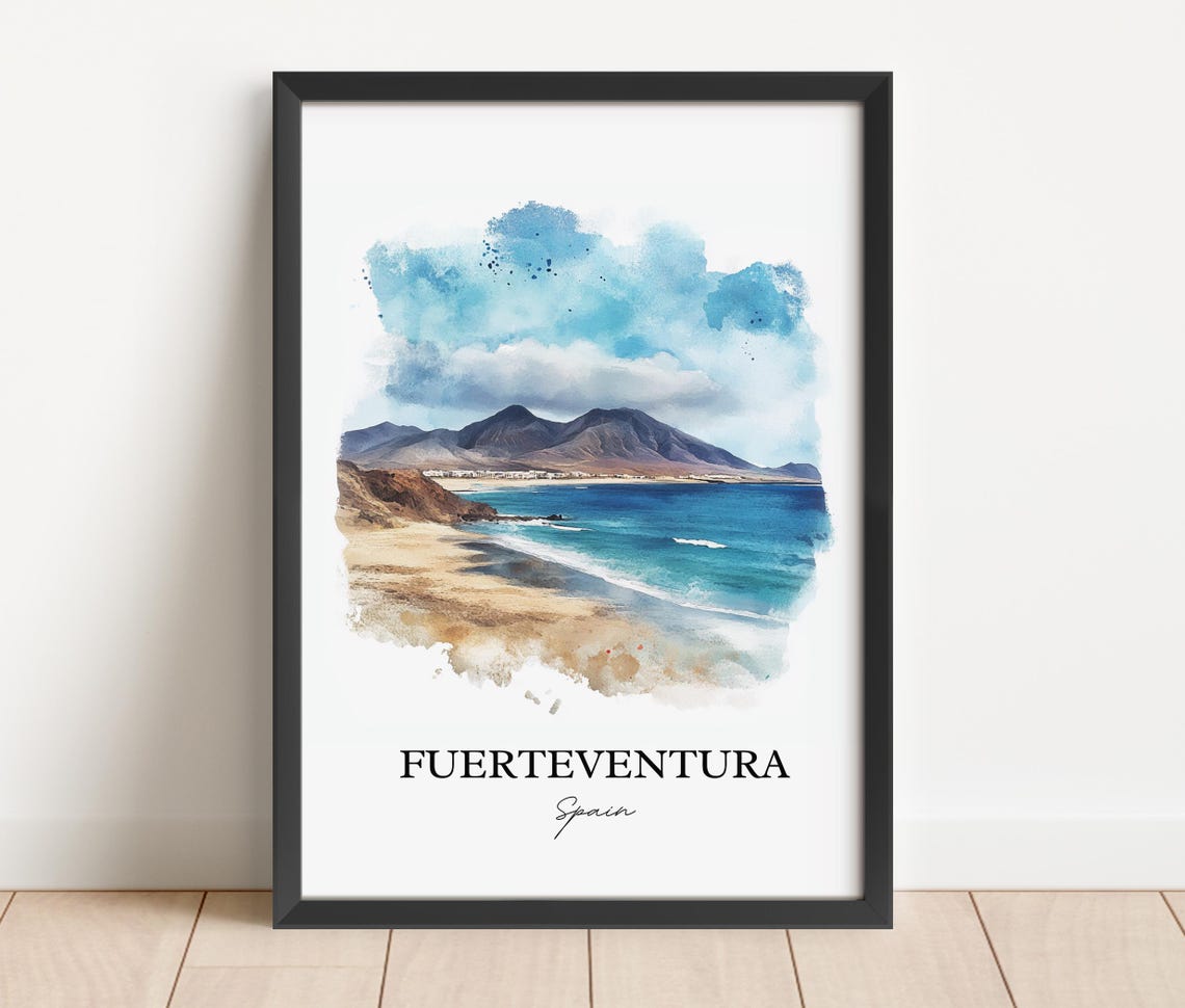 Fuerteventura Travel Print Spain Gift Lovers Poster - Image 2