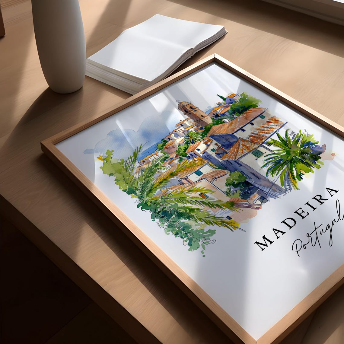 Madeira Traditional Travel Art Portugal Poster Print - Image 5