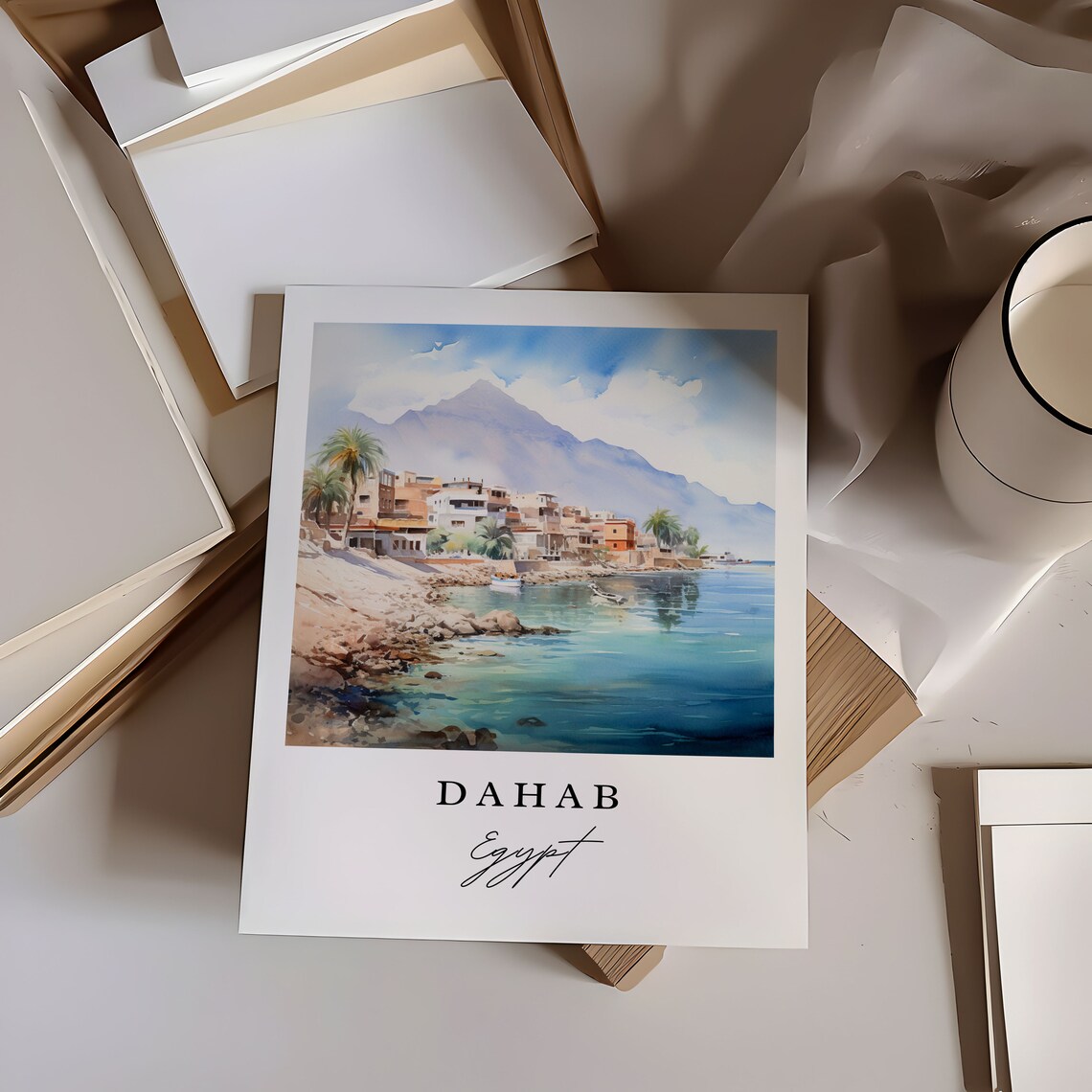 Dahab Egypt Wall Art Print, Custom Text Decor - Image 6