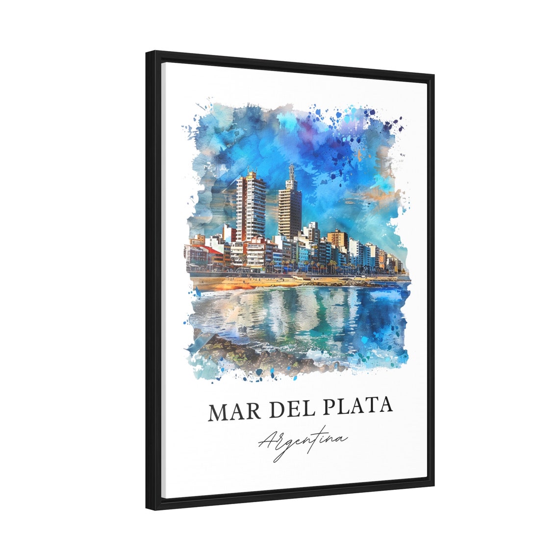 Mar Del Plata Art Argentina Print Punta Mogotes Watercolor Gift Travel Poster Housewarming - Image 2