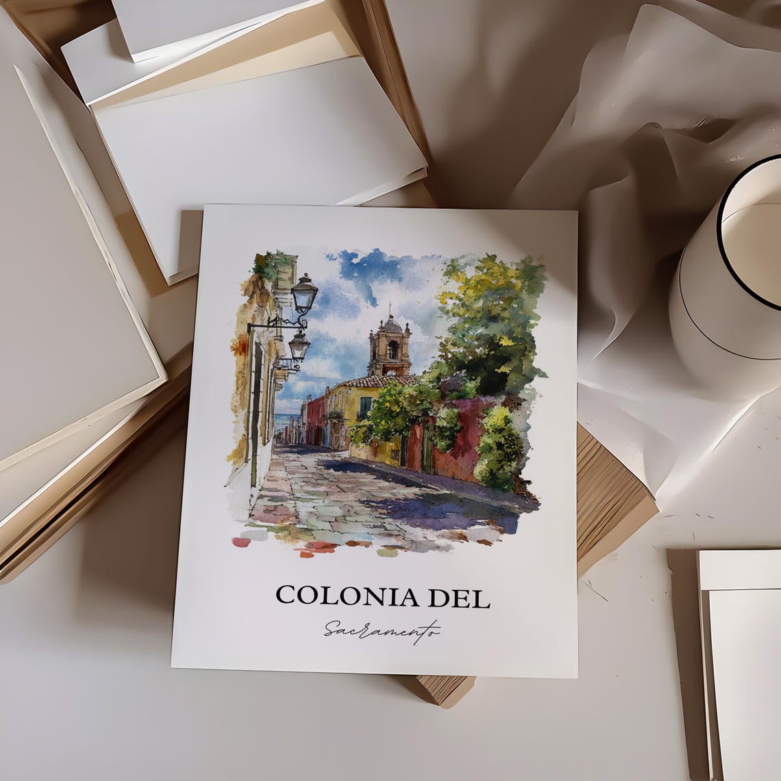 Colonia Del Sacramento Wall Art Uruguay Print Artwork Gift Travel Poster Housewarming - Image 3