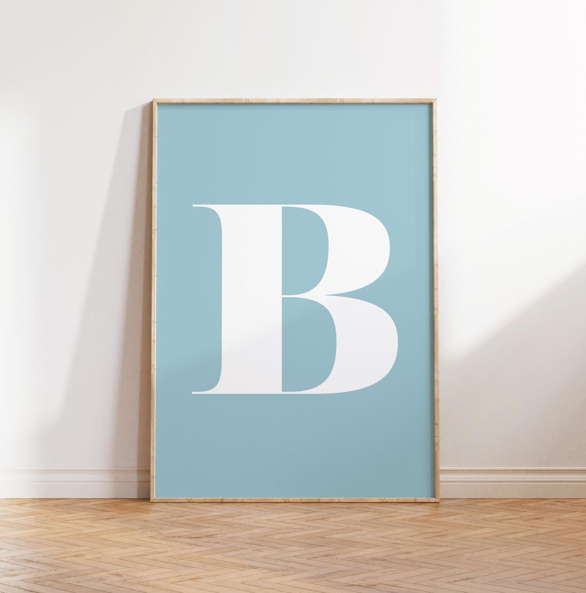 Letter B Monogram, Minimalist Poster - Image 3