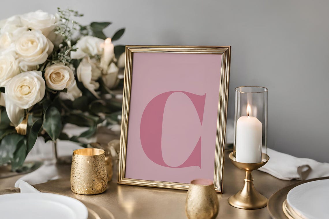 Letter C Poster, Alphabet Art For Nursery - Image 3