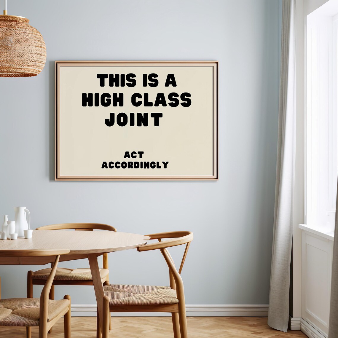 High Class Joint Art Print, Preppy Apartment Decor - Image 5