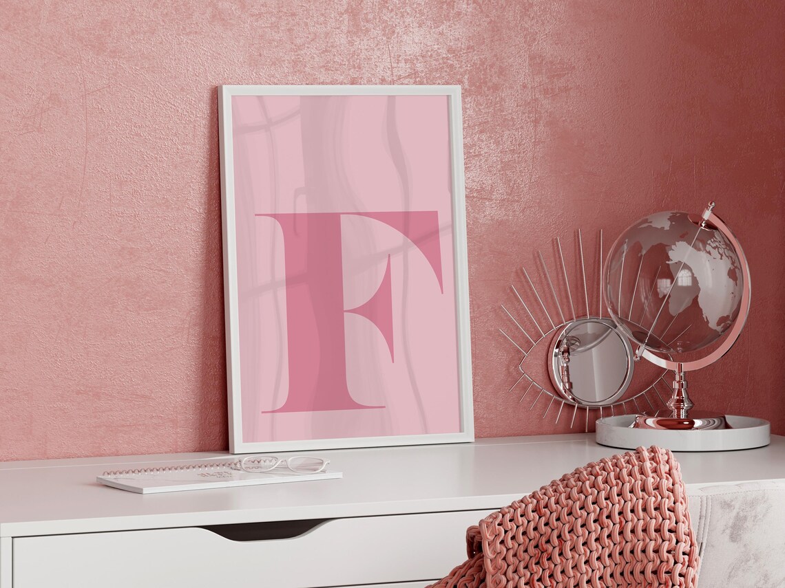 Letter F Poster, Alphabet Art for Nursery - Image 4