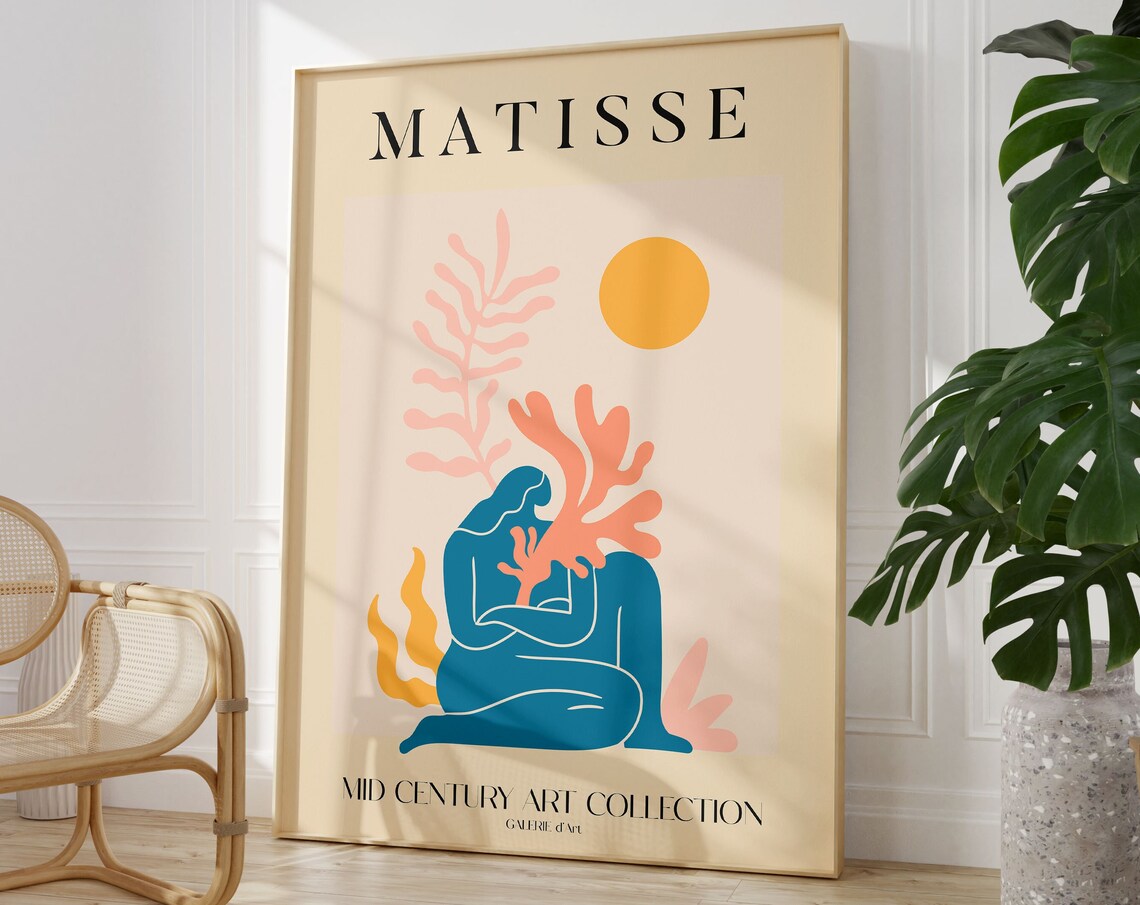 Matisse Exhibition Poster - Boho Scandinavian