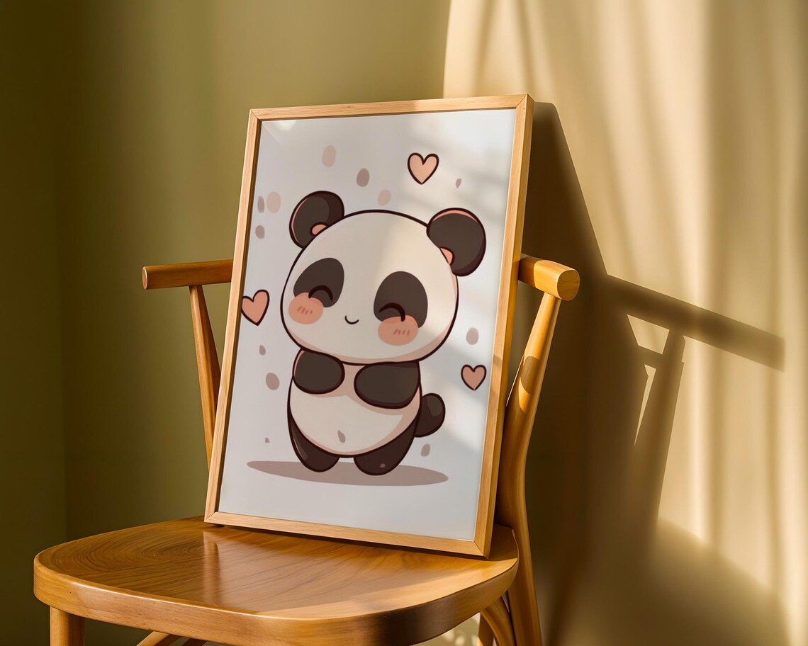 Cute Panda Poster for Panda Lovers - Image 6