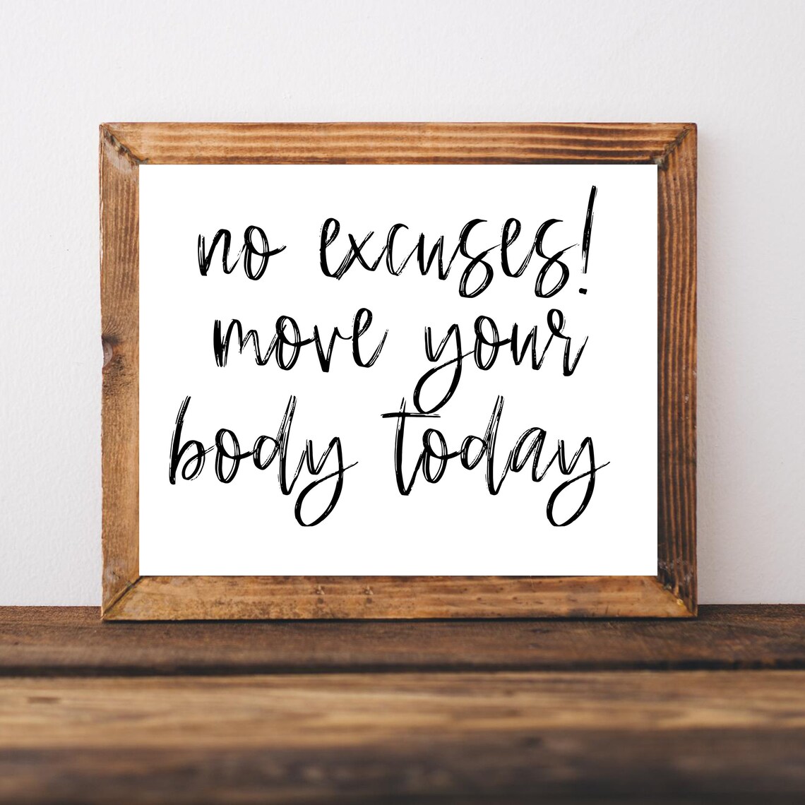 Workout Print Motivational Gym Art Print