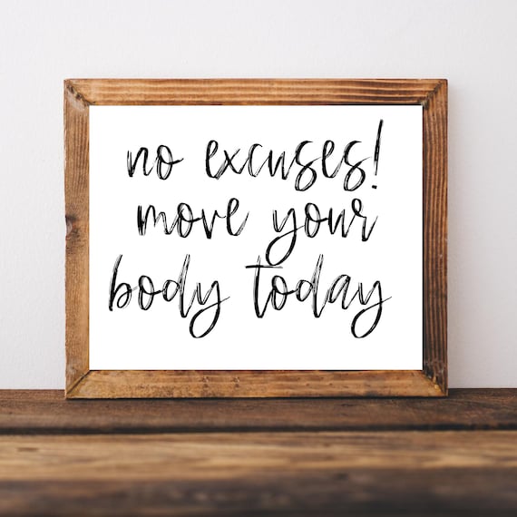 Workout Print Motivational Gym Art Print