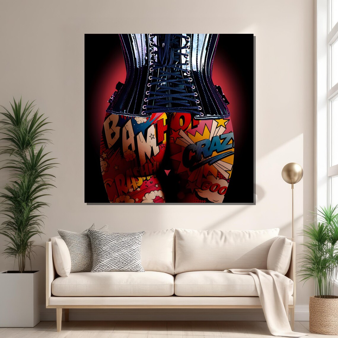 Bold Comic Book Fashion Pop Art, Fashion Lovers - Image 2