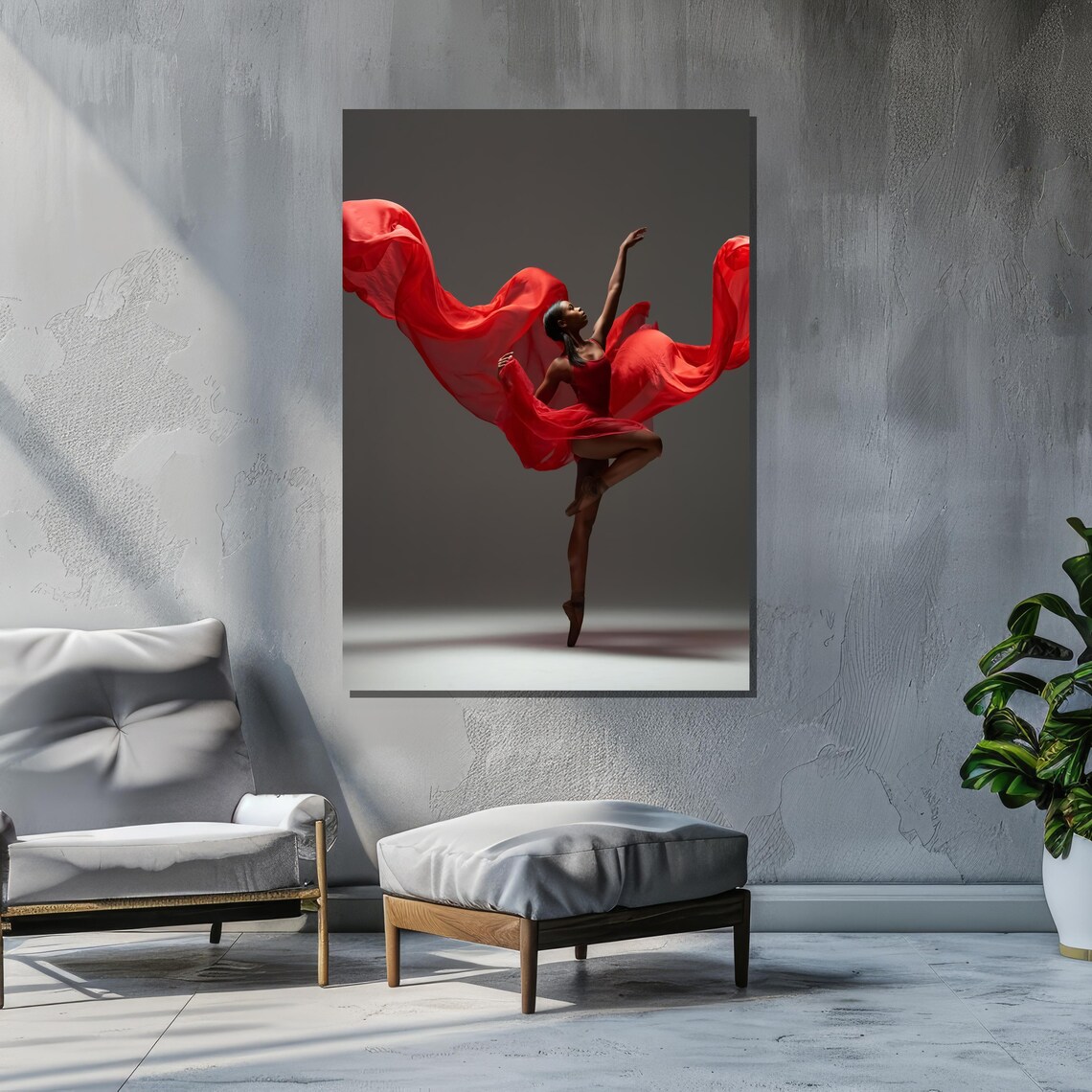 Graceful Ballerina - Minimalist Travel Poster - Image 3