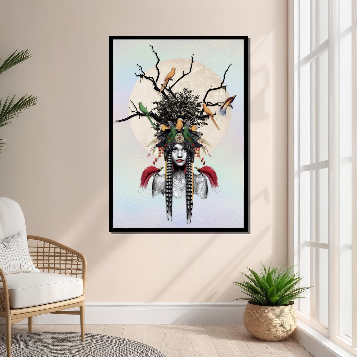 Maiden Of The Forest - Surreal Nature Fantasy Woman - Image 4