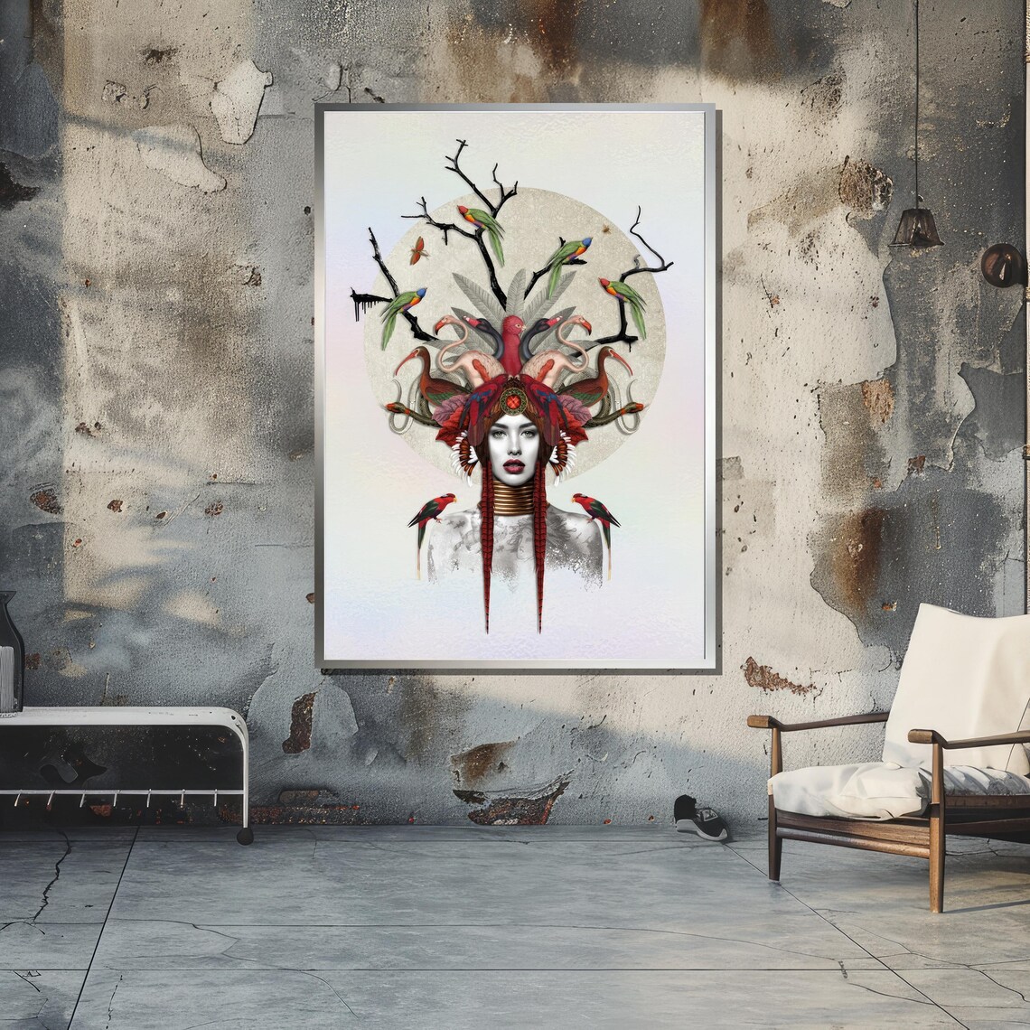Keeper Of The Forest, Surreal Fantasy Portrait - Image 5