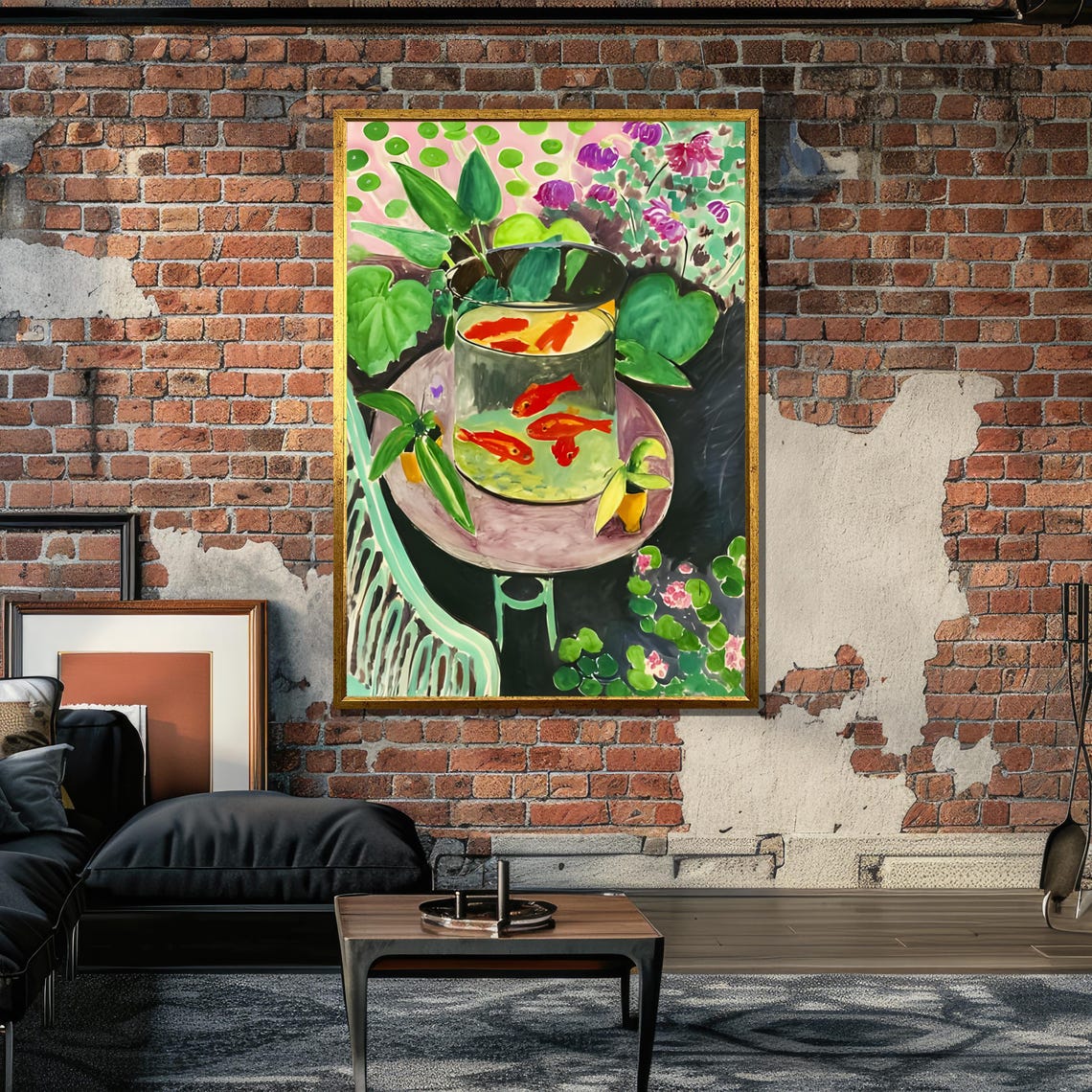 Goldfish Henri - Traditional Travel Poster - Image 6