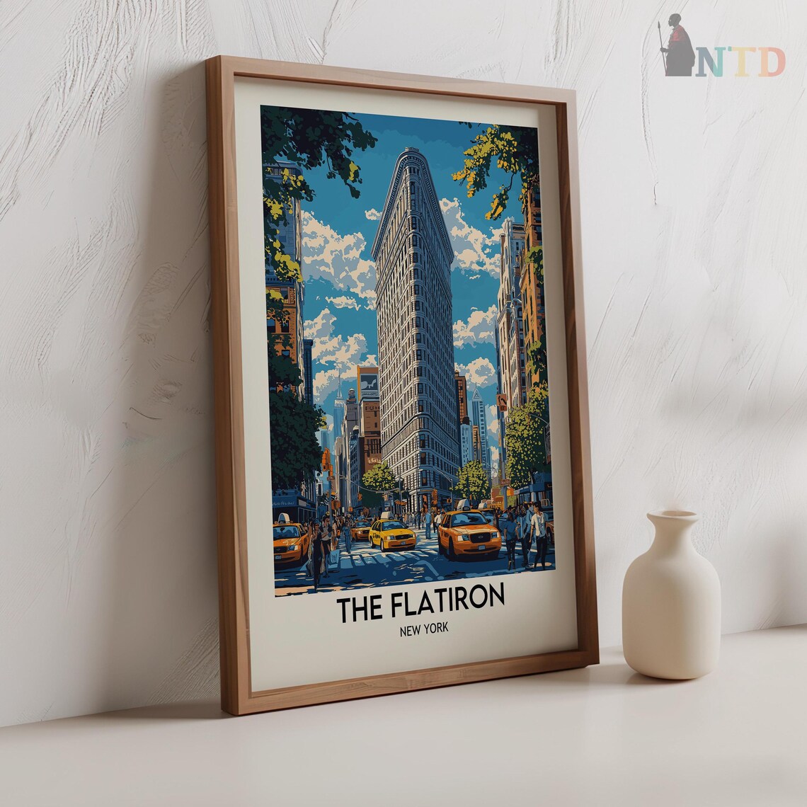 Flatiron Building, New York City Travel Poster - Image 2