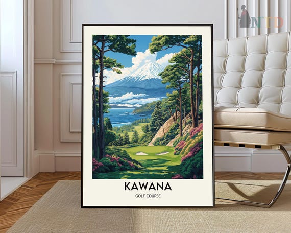 Kawana Golf Course Poster Wall Art Print Photo Japan