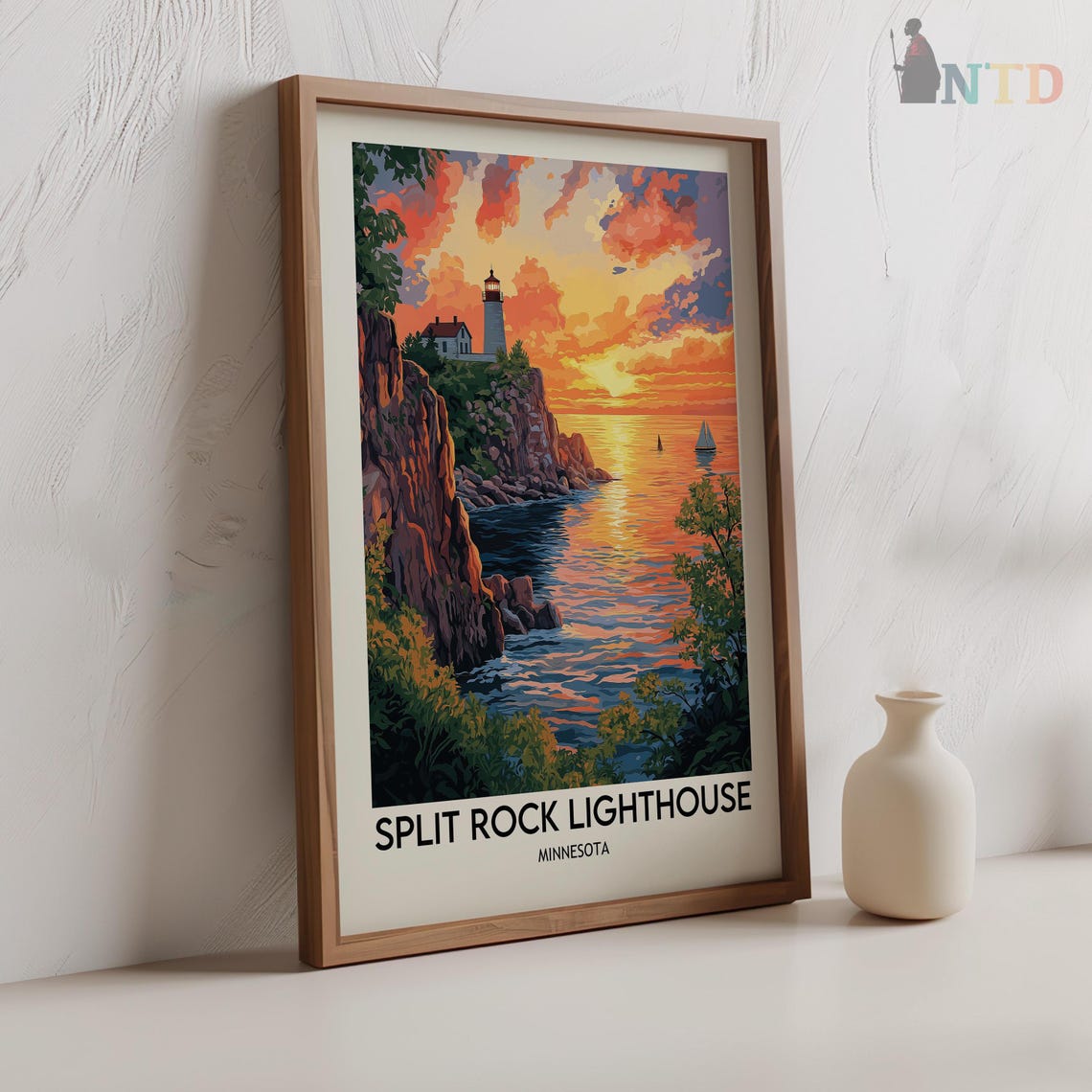 Split Rock Lighthouse Lighthouses Of The Great Lakes Split Rock Print Split Rock Art Split Rock Poster Split Rock Photo Silver Bay - Image 2