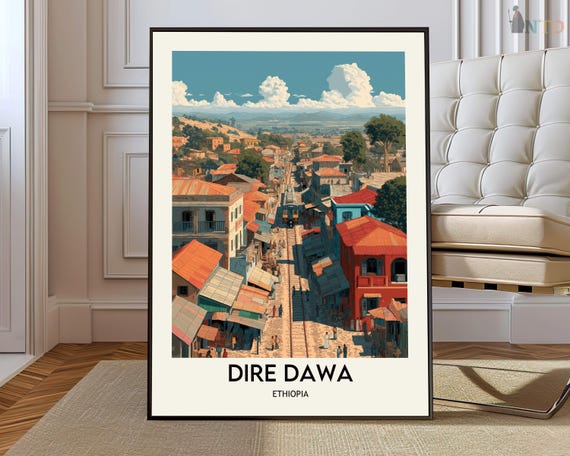 Dire Dawa Poster Wall Art Print Photo Travel Ethiopia