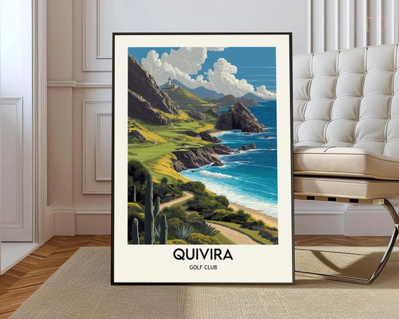 Quivira Golf Club Poster Wall Art Print Photo Cabo San Lucas