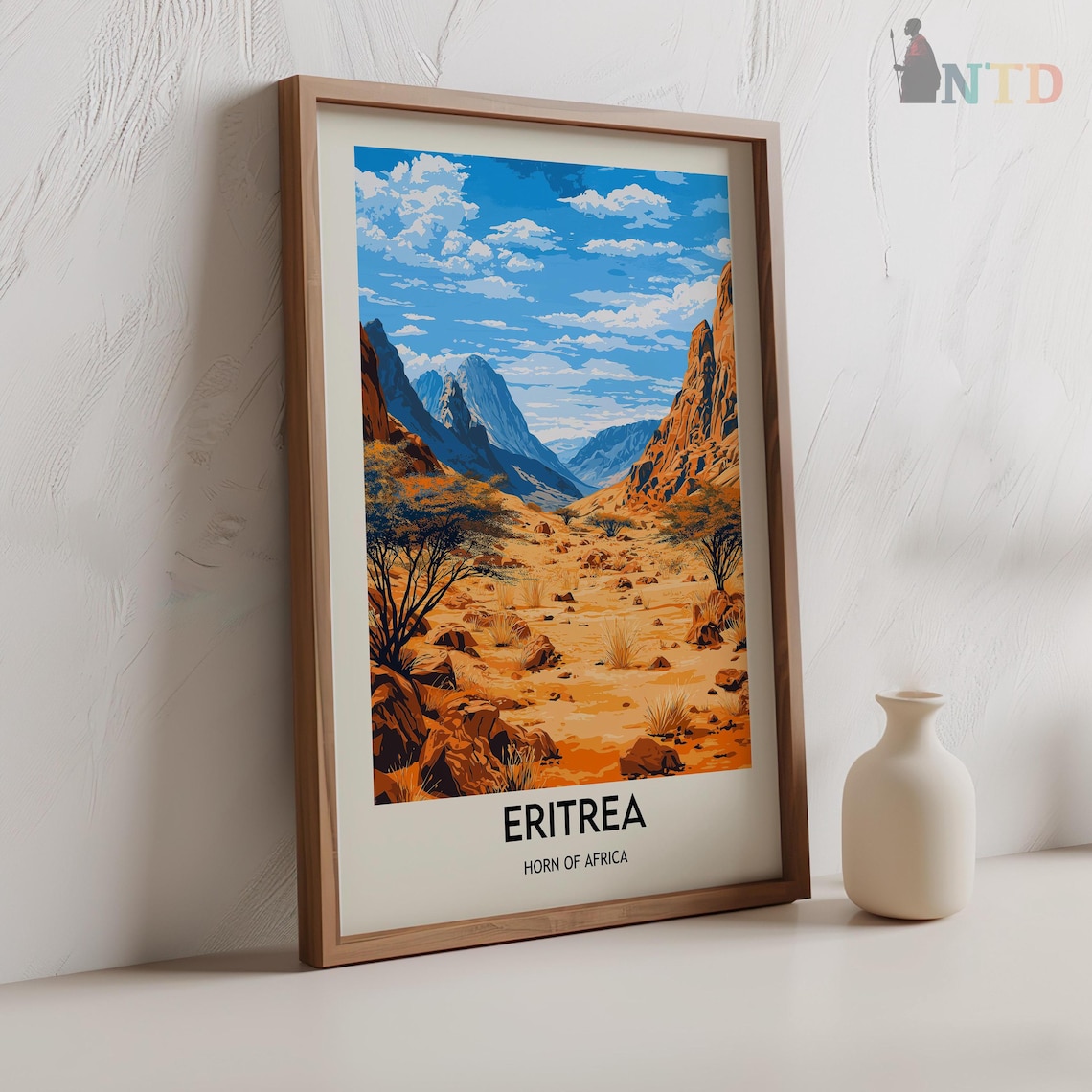 Eritrea Print Eritrea Wall Art Eritrea Poster Eritrea Photo Eritrea Poster Print Eritrea Wall Decor Africa Print - Image 2