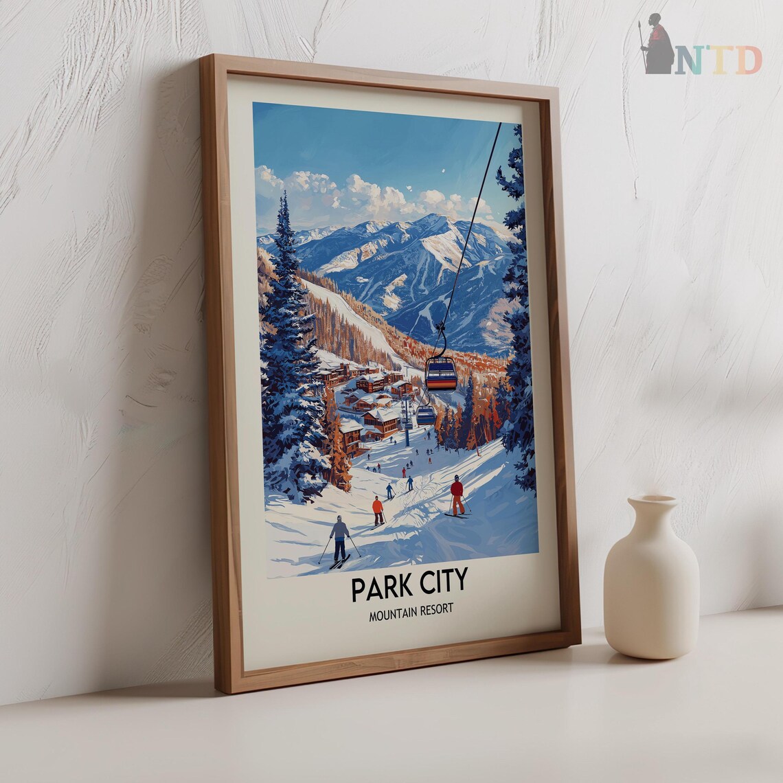 Park City Utah Travel Poster, Wall Art Print - Image 2