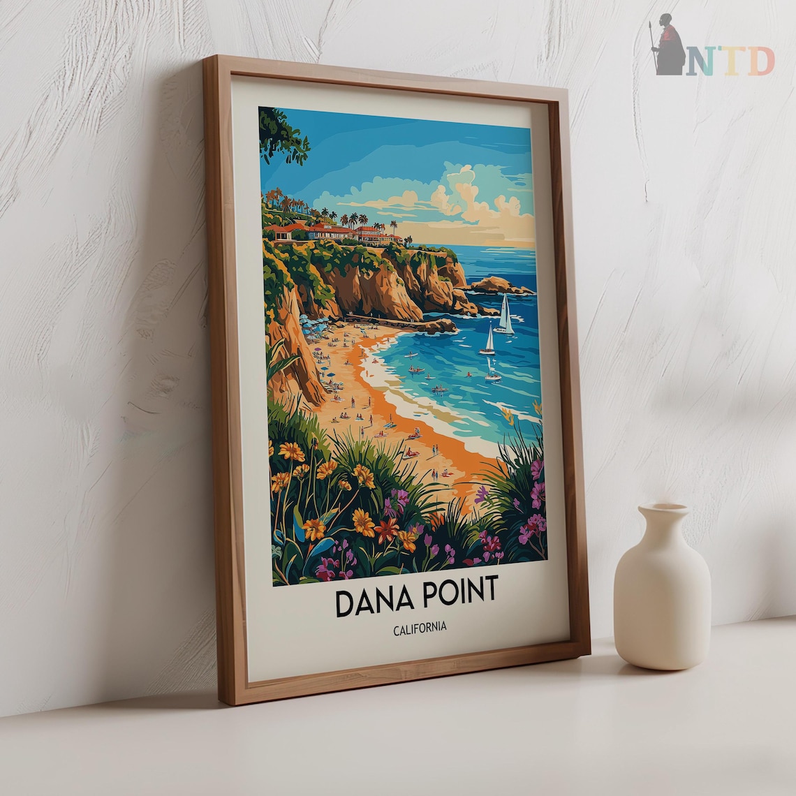 Dana Point Harbour Travel Poster, Place Print - Image 2