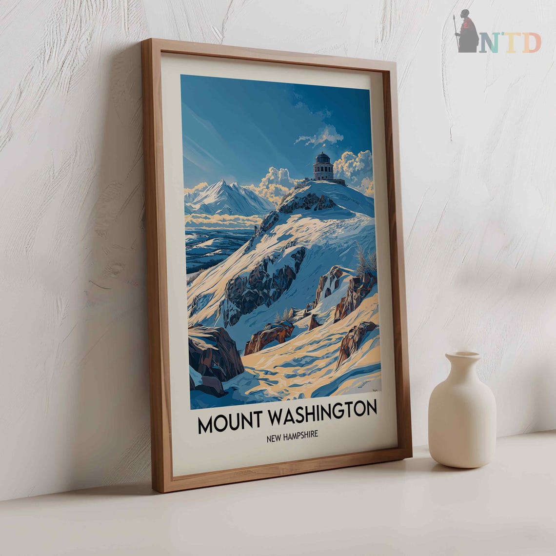 Mount Washington Poster Mount Washington Print Mount Washington Artwork Mount Washington Nh White Mountains Poster Appalachian Trail - Image 2