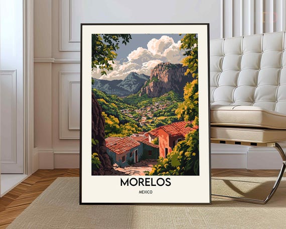 Morelos Poster Wall Art Print Photo Travel Mexico Cuernavaca City