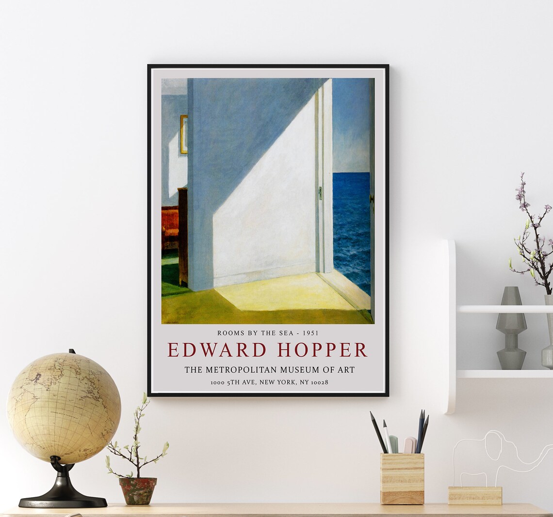 Edward Hopper Rooms By The Sea Exhibition Poster - Image 2