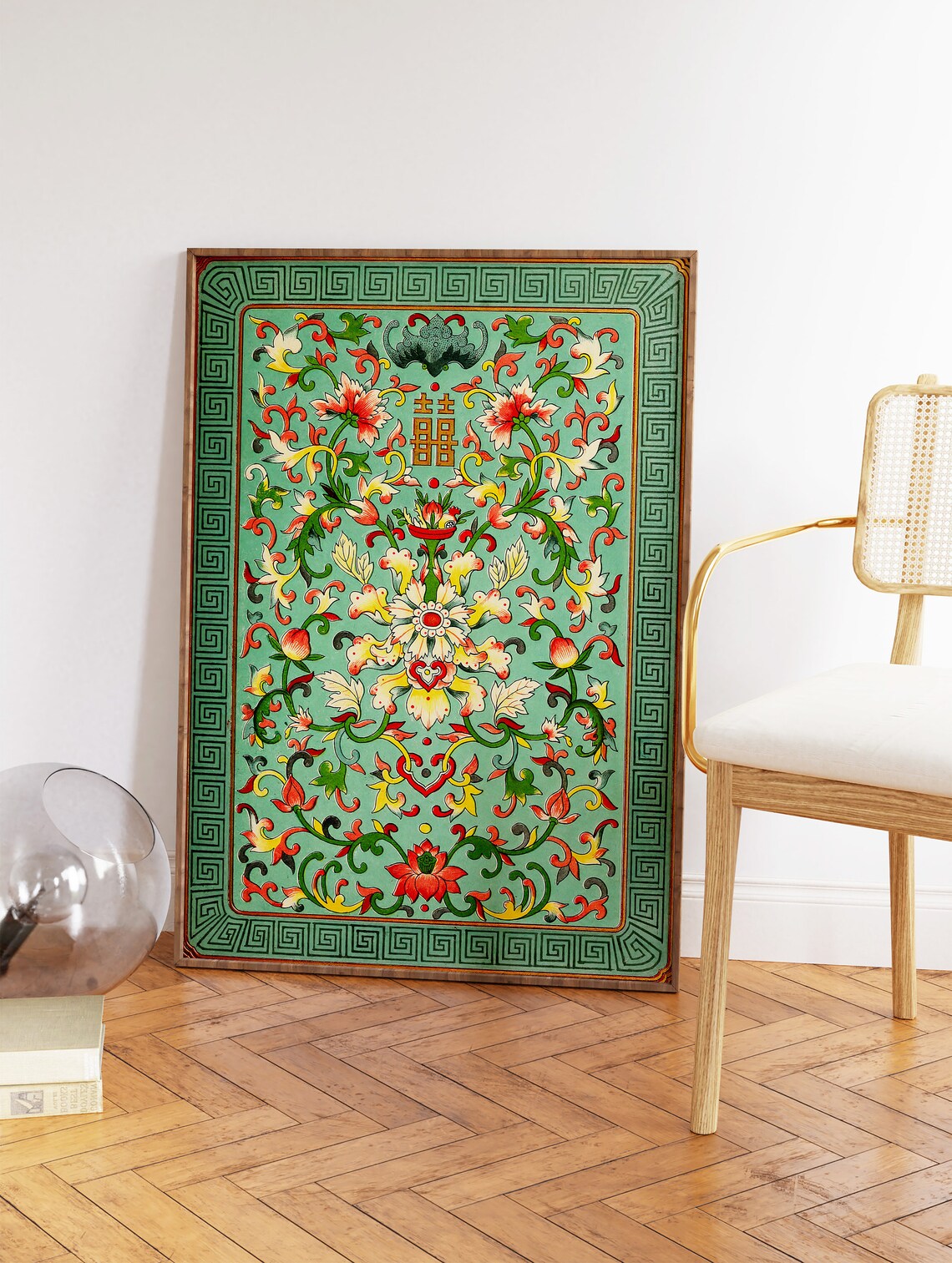 Chinese Vintage Art Print, Traditional Oriental Style - Image 3